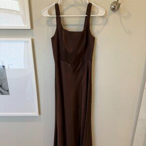 Alex Convertible Dress Matte Satin